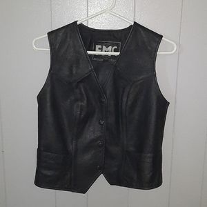 FMC Leather Vest Small
